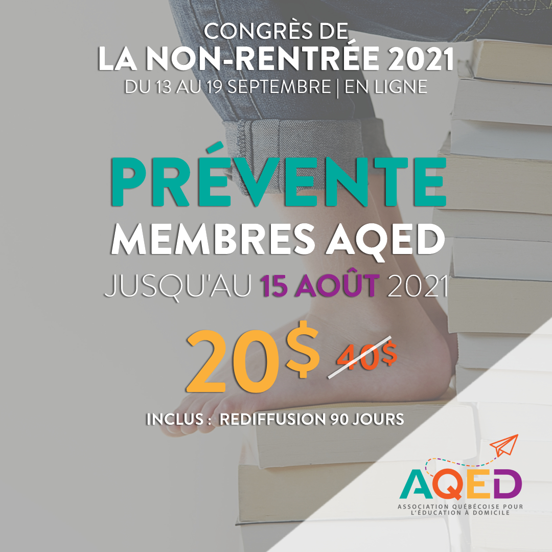 Presale | 2021 Not Back to School convention | Association québécoise ...